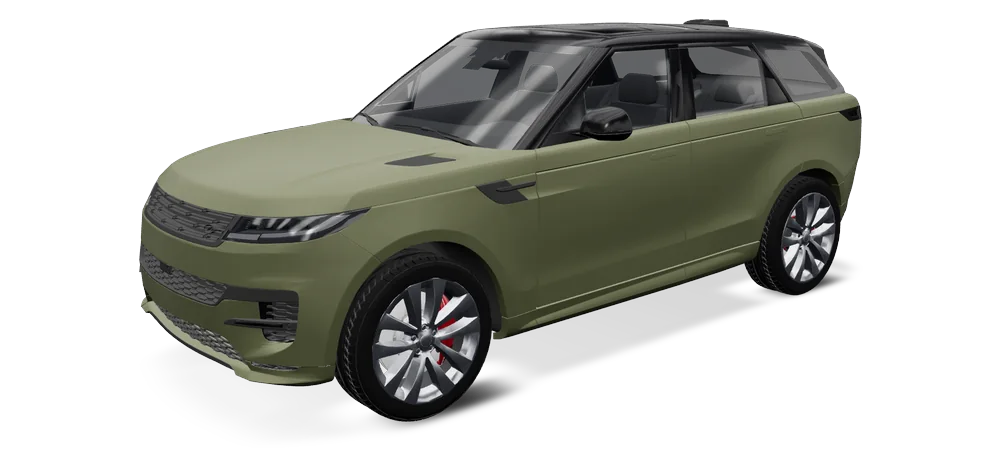 Range Rover Sport in Avery SWF Satin Khaki Green